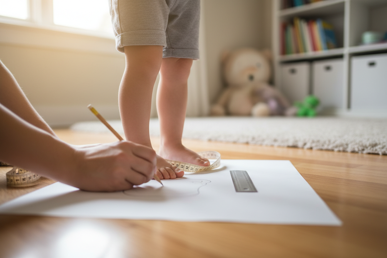 Cómo Medir Correctamente el Pie de tu Hijo: Guía Completa 2025