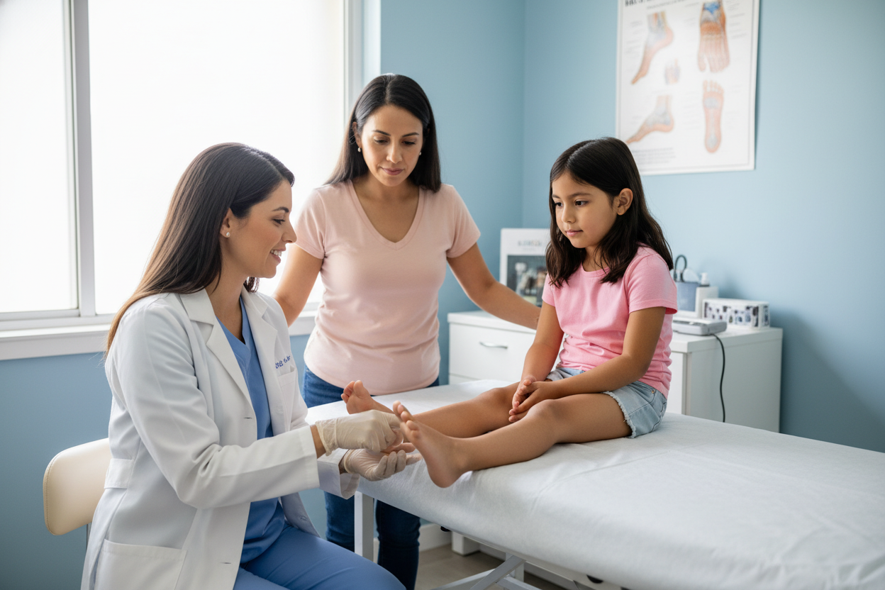Cuándo Llevar a mi Hija al Podólogo: Guía para Padres