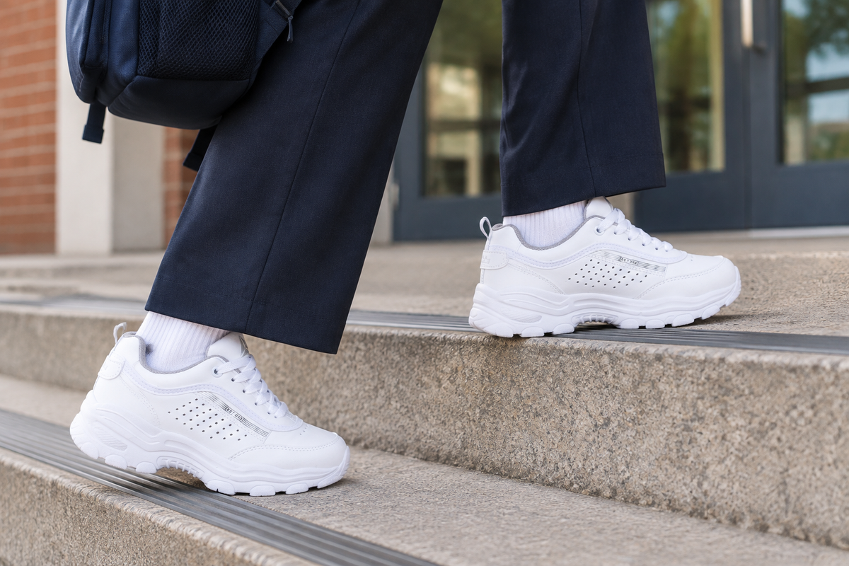 Tenis Blancos Escolares: Comodidad y Estilo para Niños