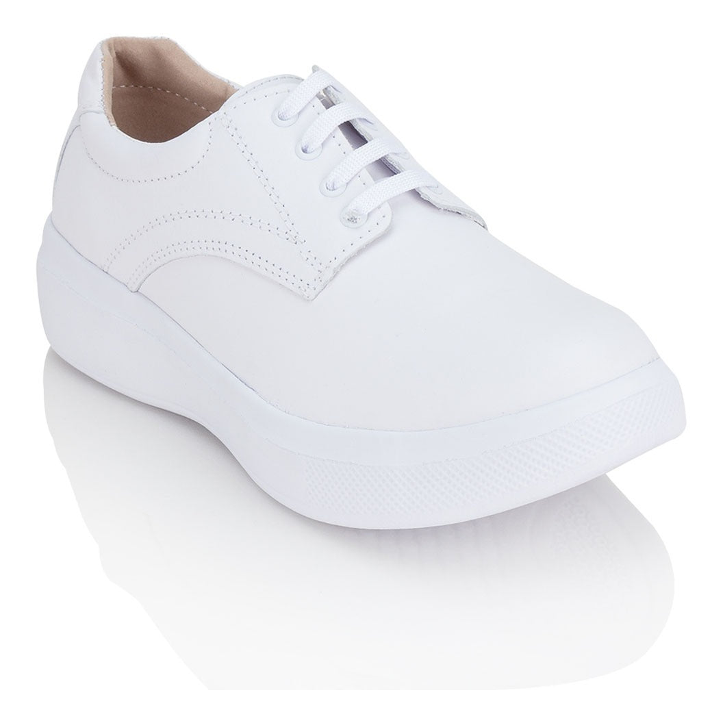 Zapato Servicio Para Mujer Blanco Gala 03093