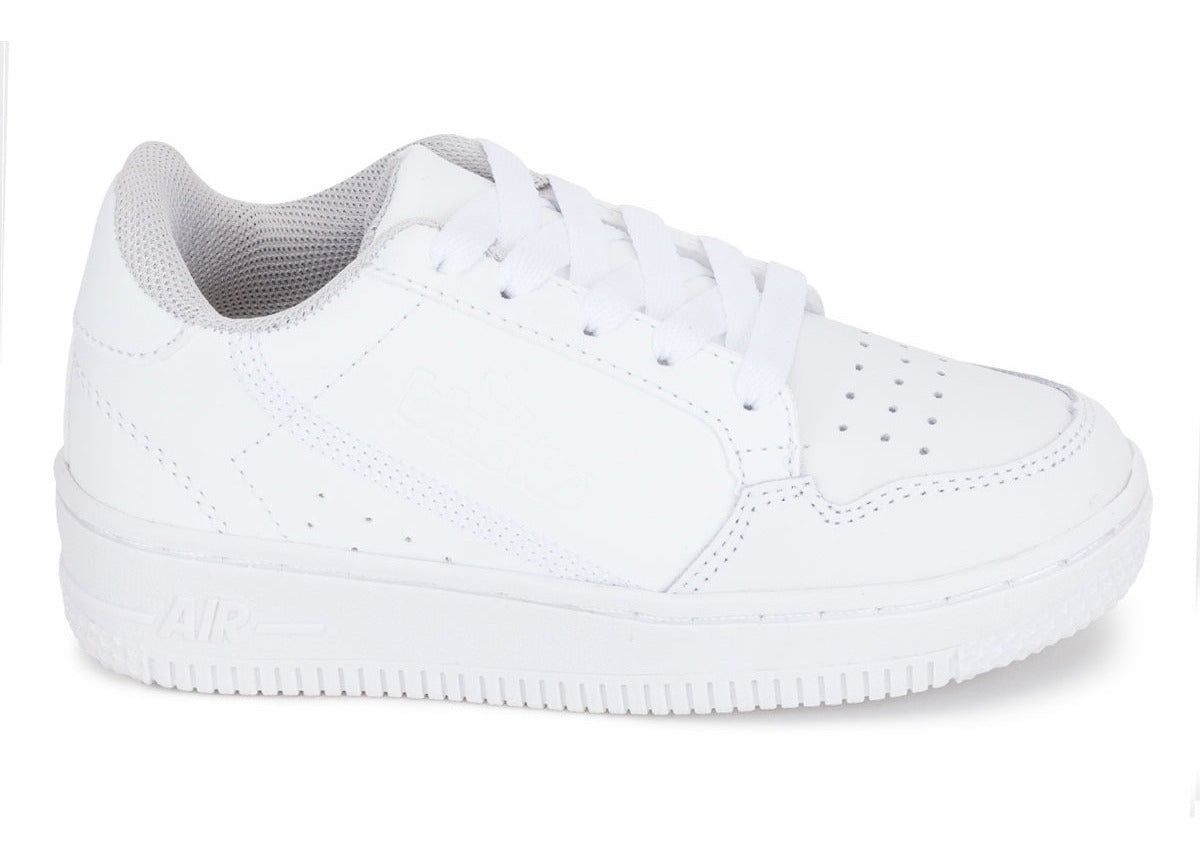 Tenis Escolar Blanco Para Joven Blasito 02913