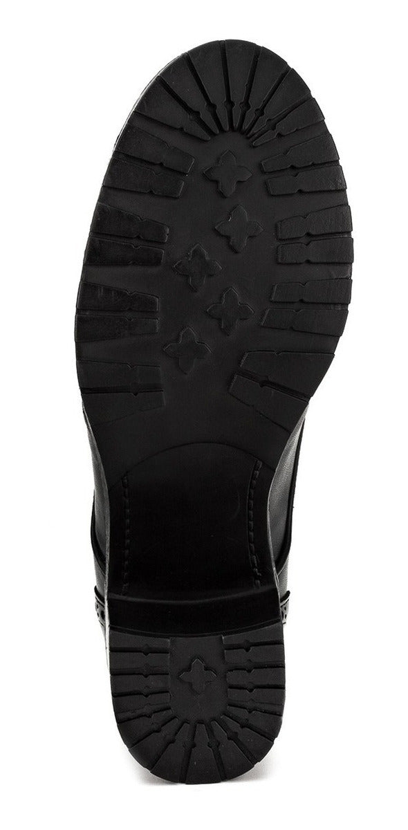Botín Tacón Cuadrado Fusion Para Mujer 02878