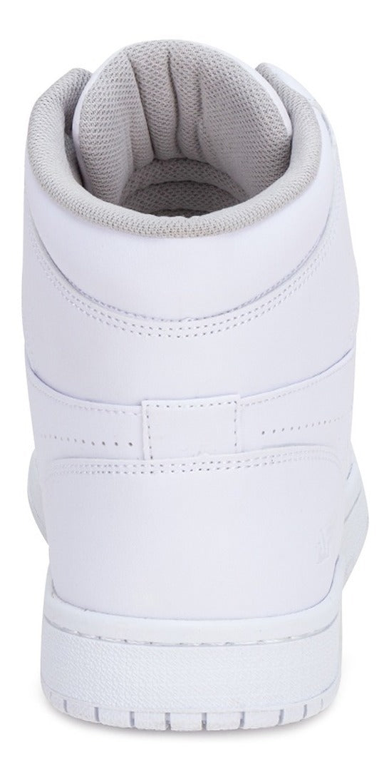 Tenis Bota Botín Botita Escolar Unisex Blanco Apt 02039