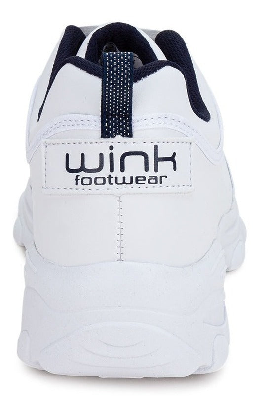 Tenis Casual Sport Escolar Unisex Footwear Moda Blancos Wink 01387-88