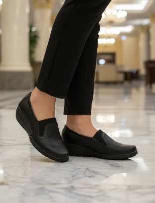 Zapato Clásico Negro Dama Bonatto 01465