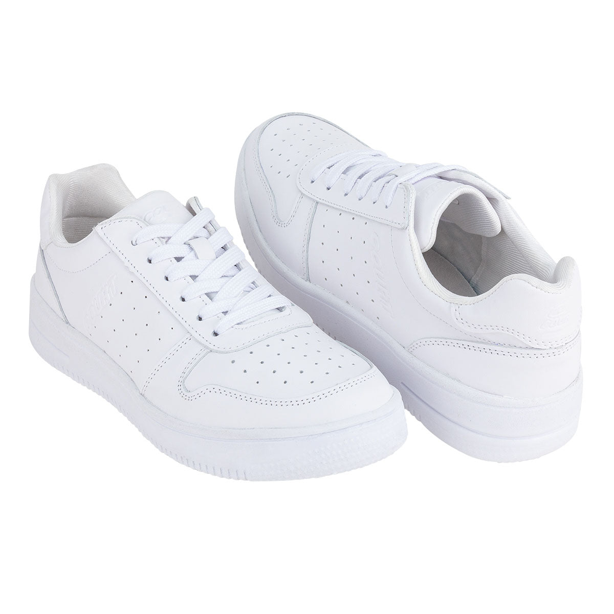 Tenis Blancos Escolar Casual Joven Court 02170