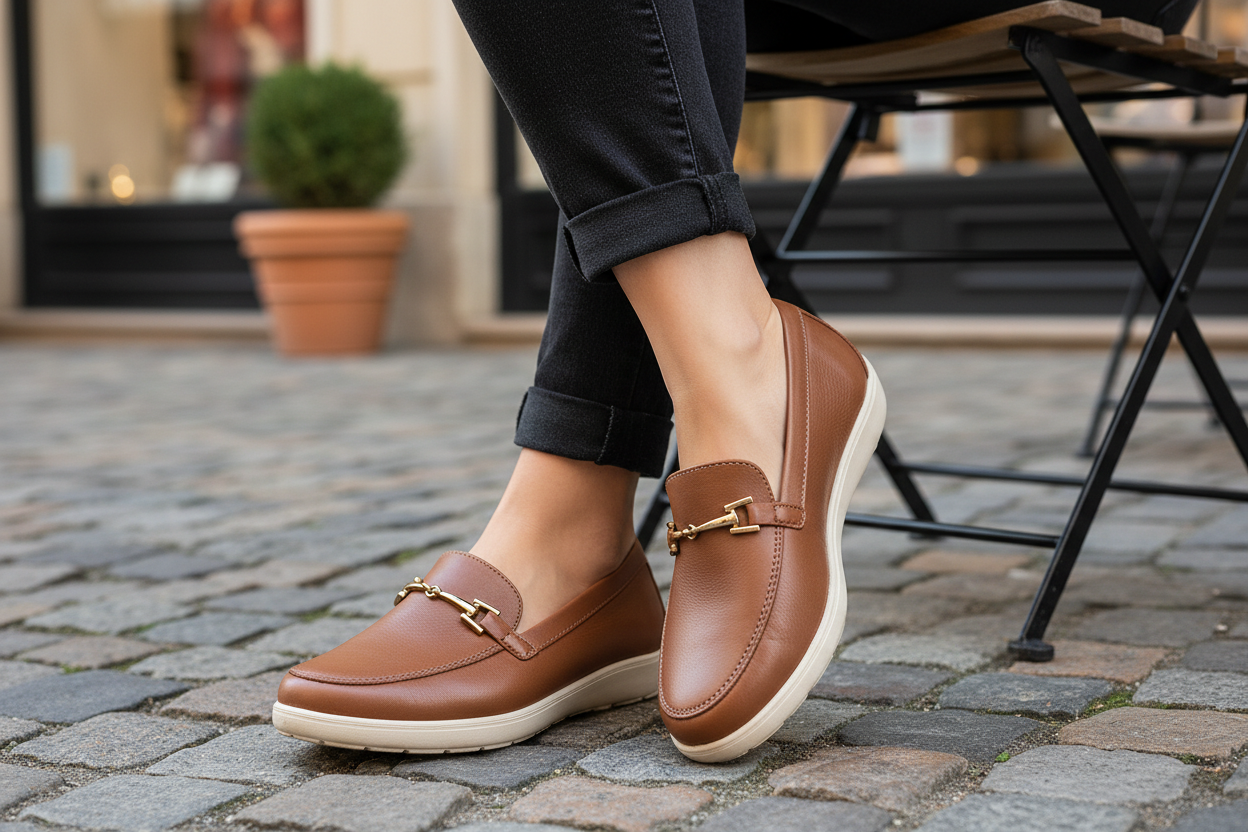 Zapato Flexi Para Mujer Mocasín Confort Detalle Metal 02597 - Tres Reyes Zapaterías - México