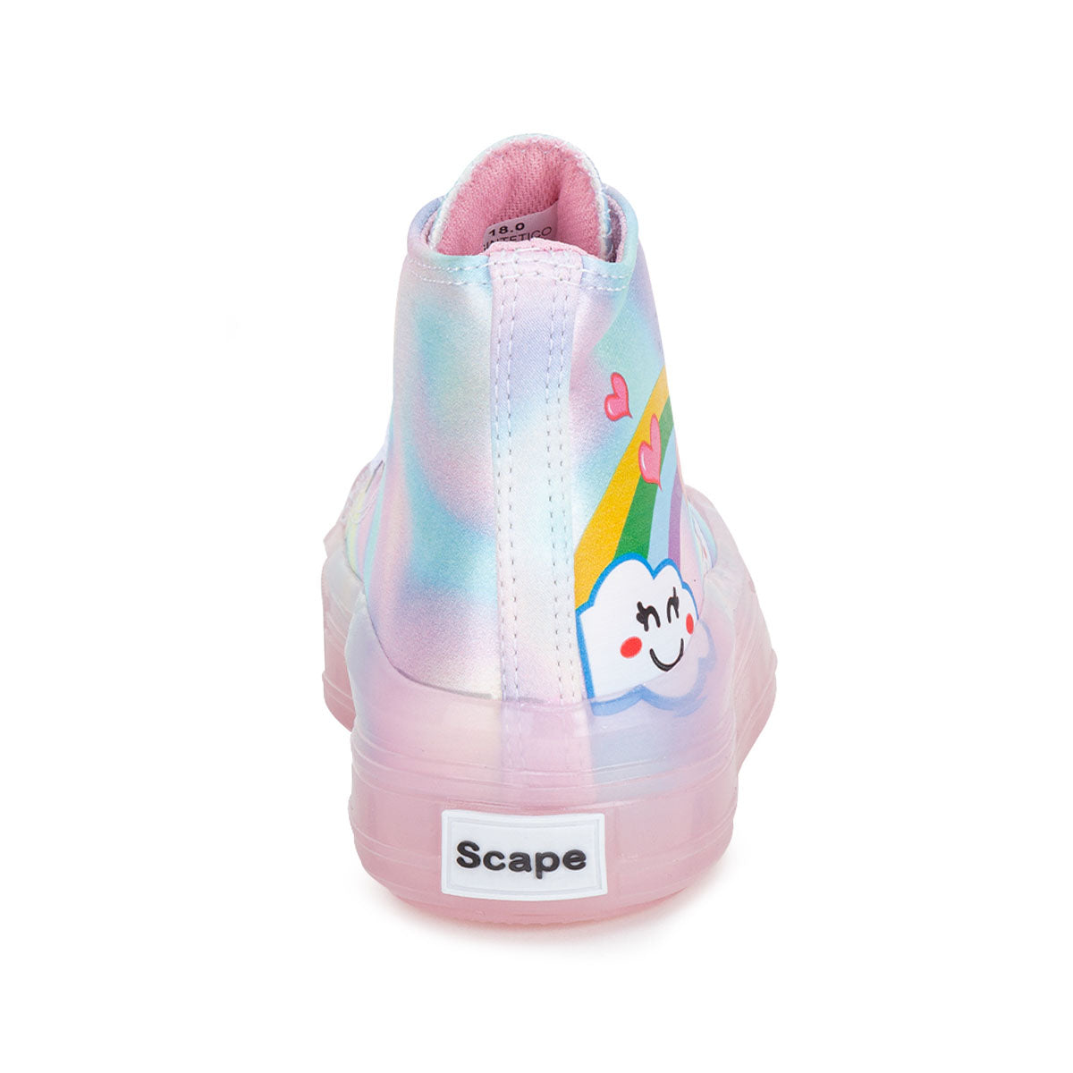 Tenis Bota Arcoiris Unicornio Scape Niña 03532