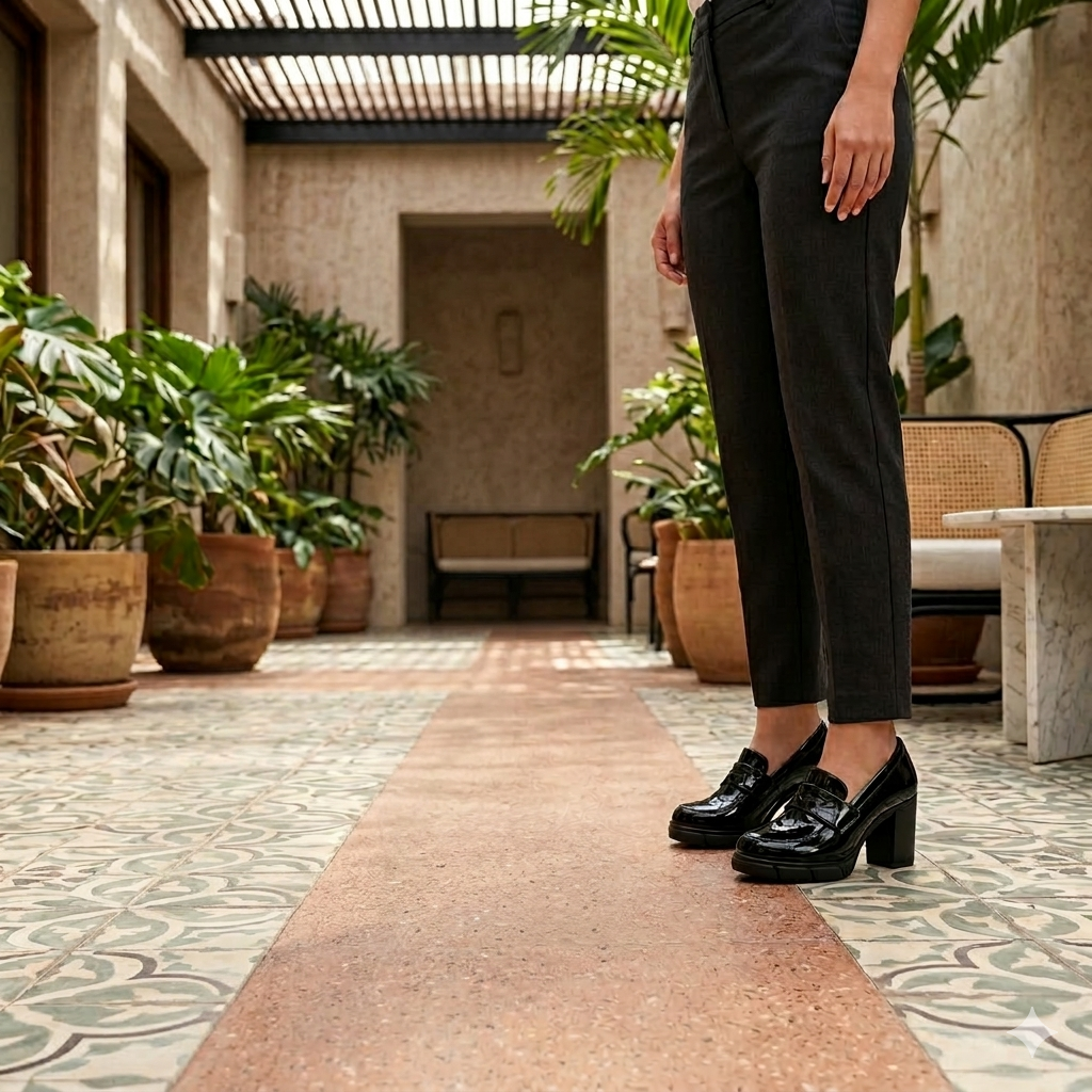 Zapato Vestir Charol Para Mujer Green Love 03711