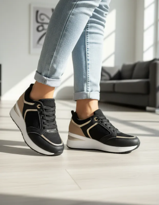 Tenis Casual Plataforma Urbano Dama Perugia A07063