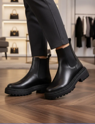 Botín Chelsea Plataforma Dama Perugia A07123