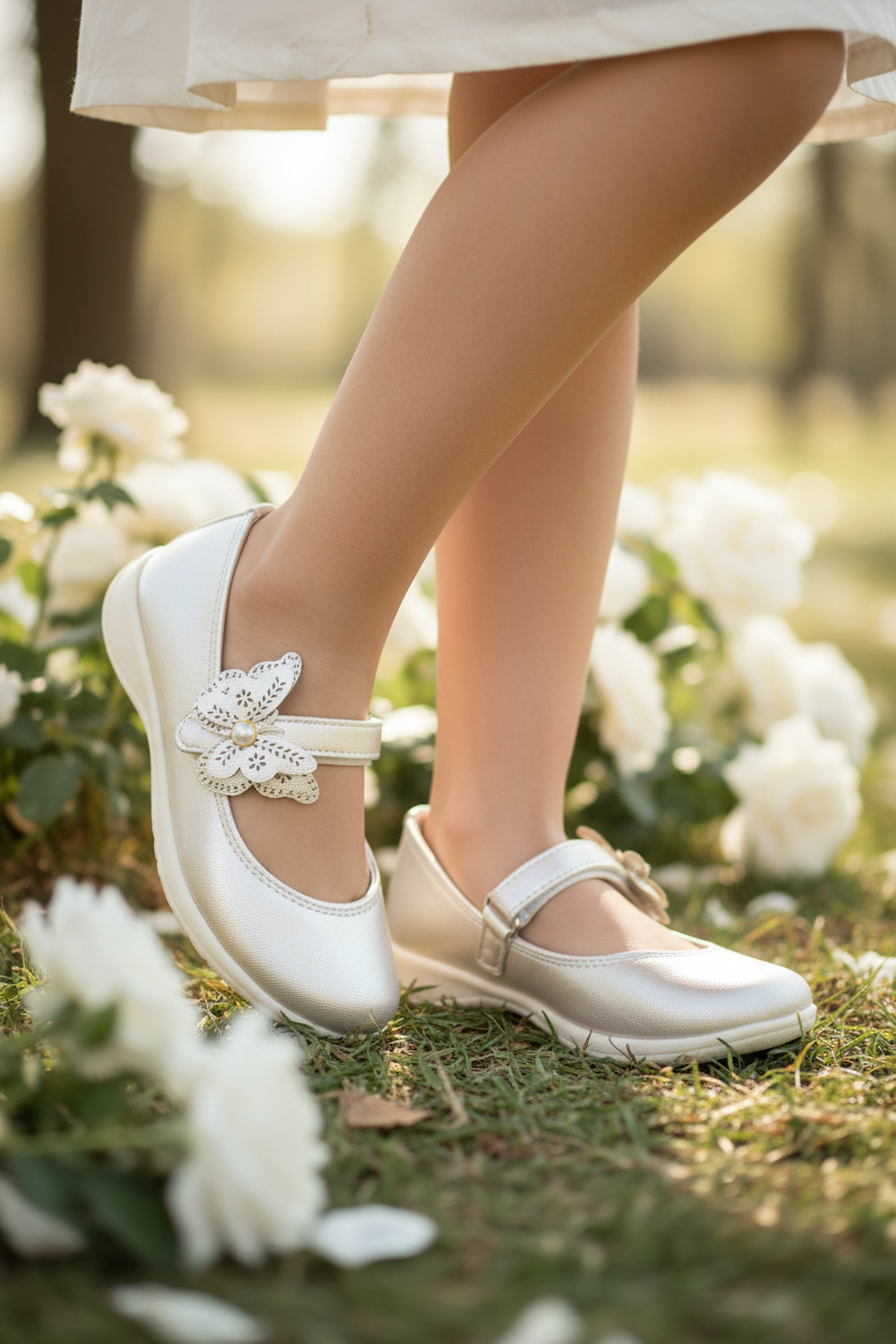 Zapato Vestir Balerina Mariposa Niña Pekekids 08311