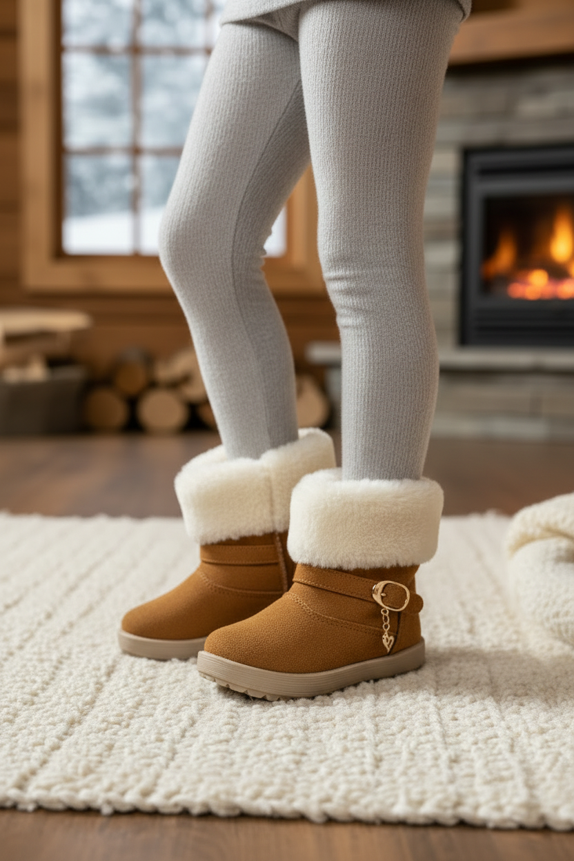 Bota Happy Shoes Para Niña Invernal Cómoda 08358