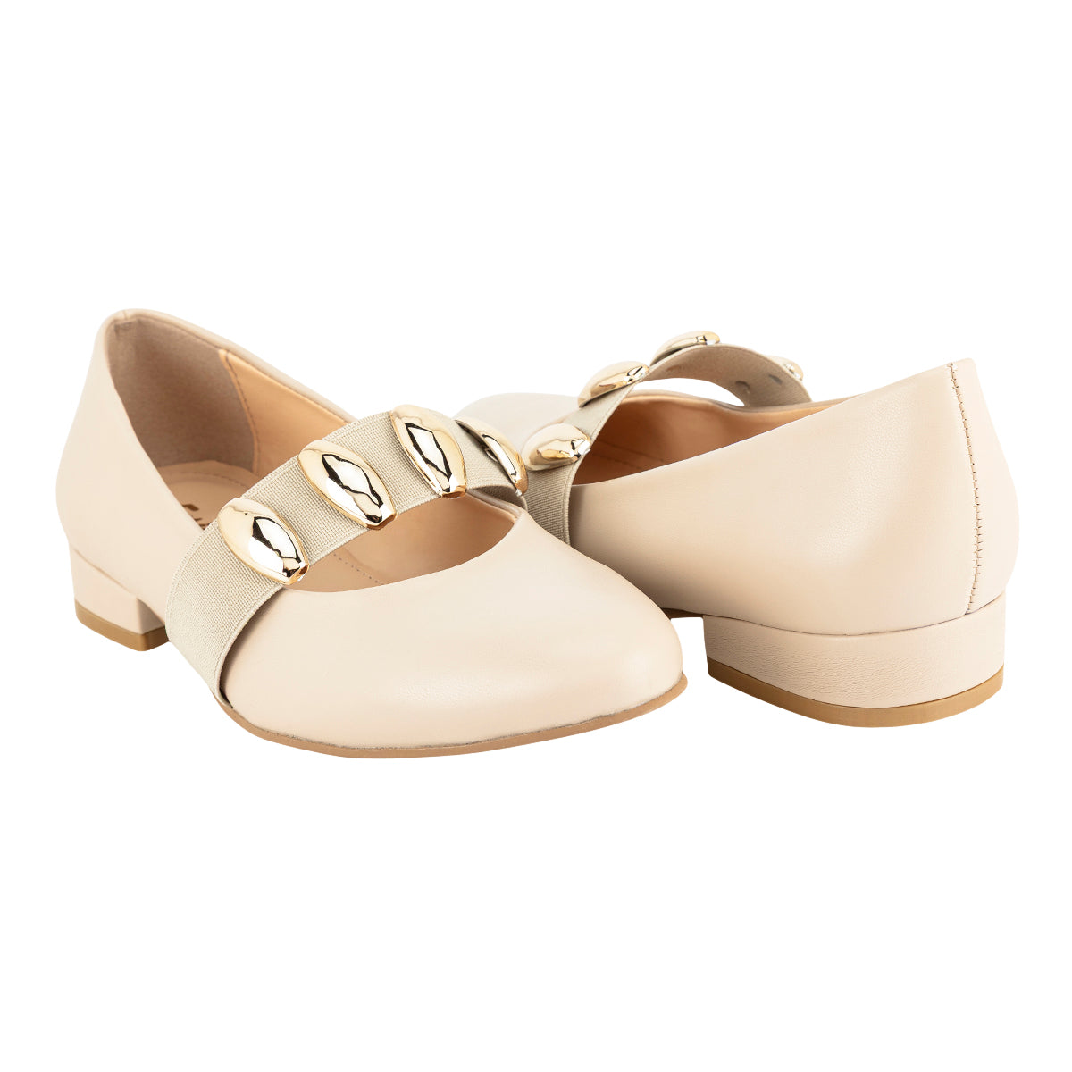 Zapato Mary Jane Ovalo Para Mujer Fusión 08511