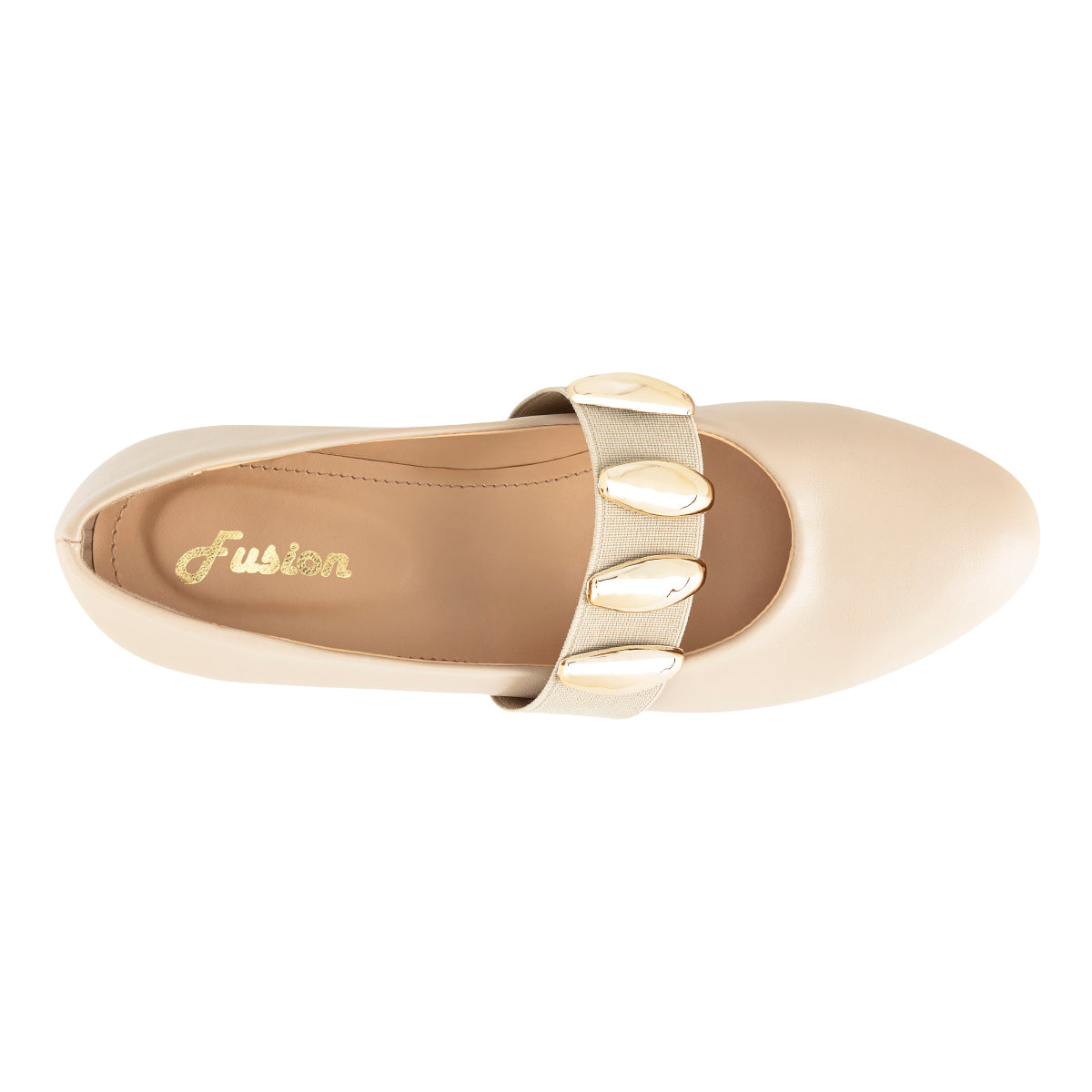 Zapato Mary Jane Ovalo Para Mujer Fusión 08511
