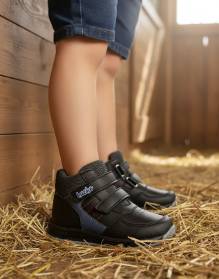 Bota Casual Correas Para Niño Lucho 07235