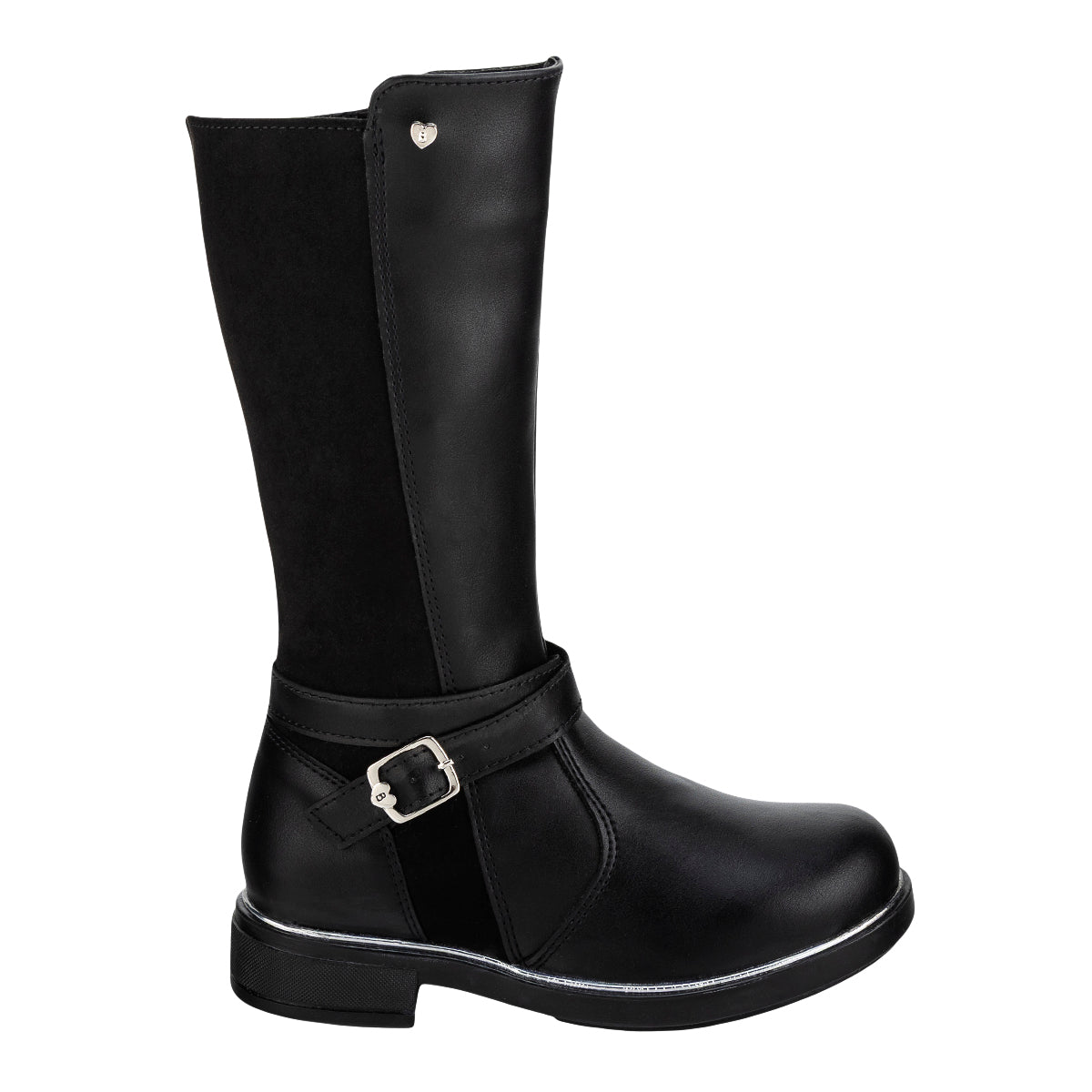 Bota Casual Larga Corazón Niña Bambino 07849