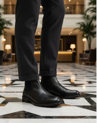 Bota Chelsea de Piel Hombre Christian Gallery 08166