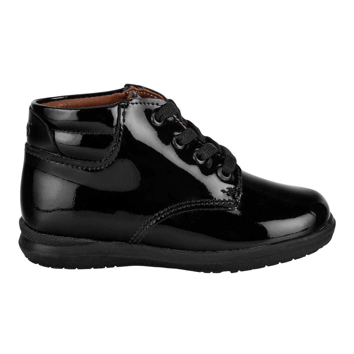 Bota Escolar De Charol Para Niño Dogi 08534