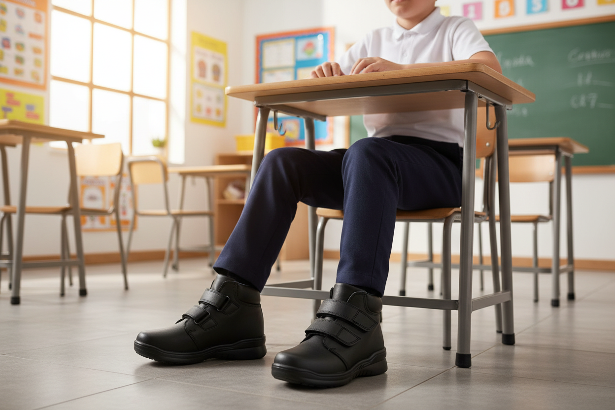 Bota Escolar Para Niño Junior Confratelli 08877