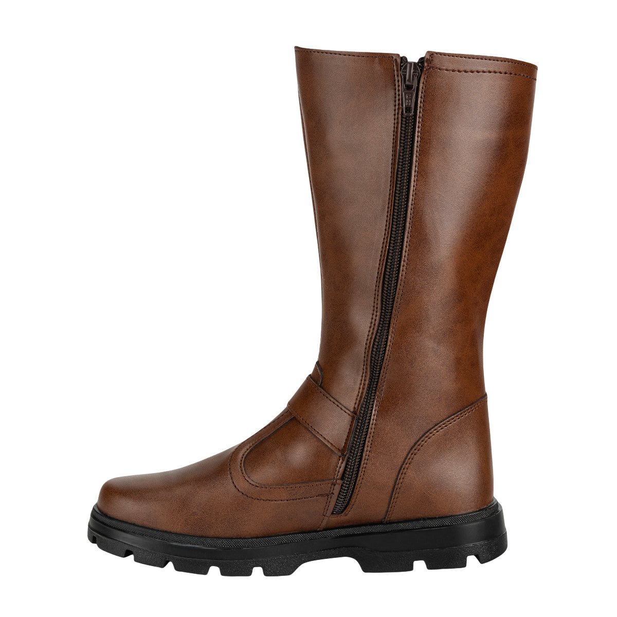 Bota Estilo Ecuestre Alta Para Niña Happy Shoes 09278