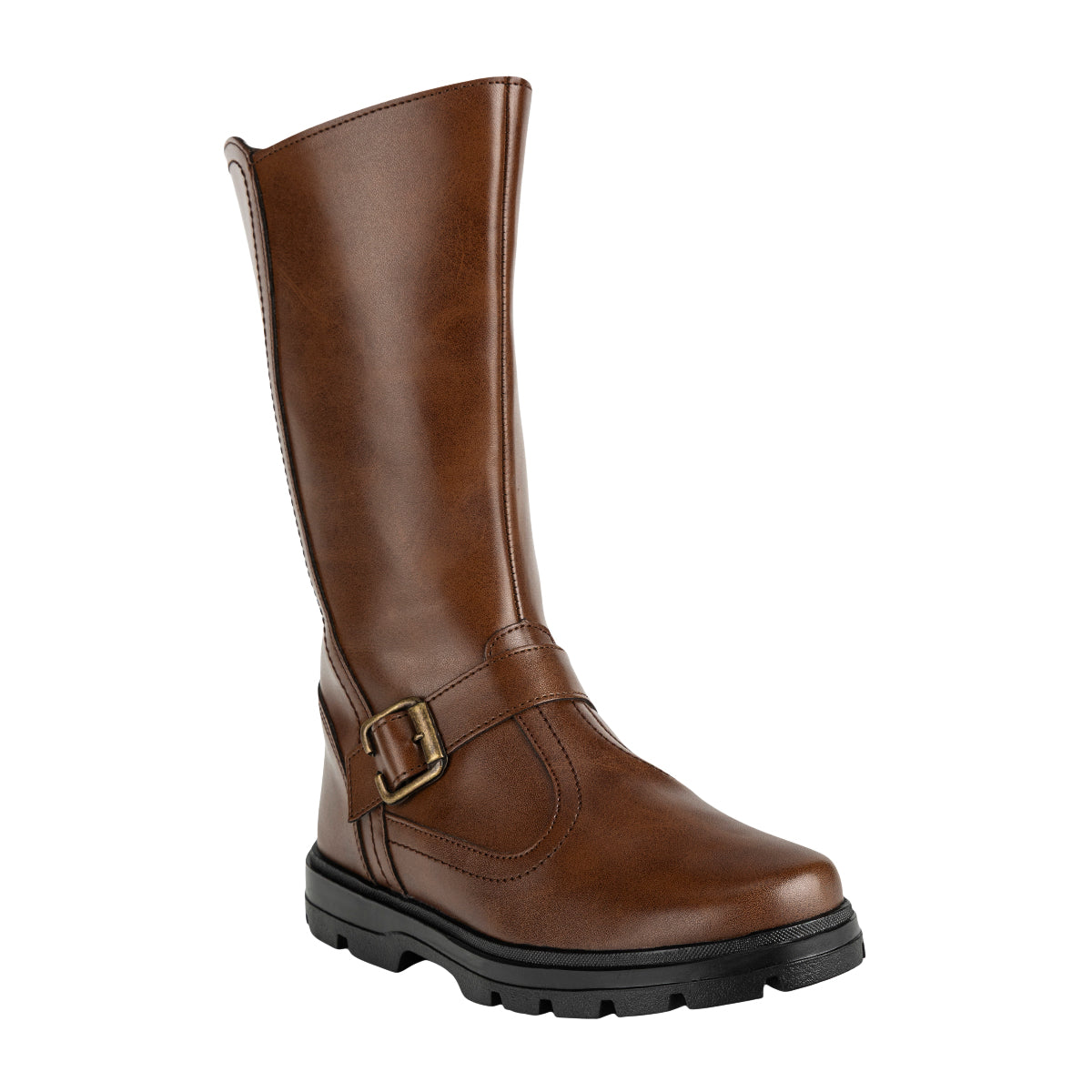 Bota Estilo Ecuestre Alta Para Niña Happy Shoes 09278