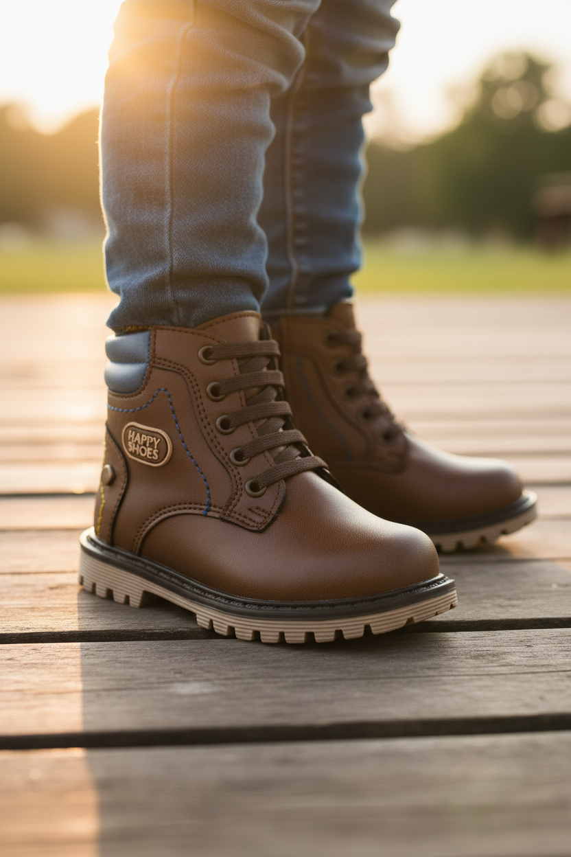 Bota Happy Shoes Para Niño Casual Infantil 08364 - Tres Reyes Zapaterías - México