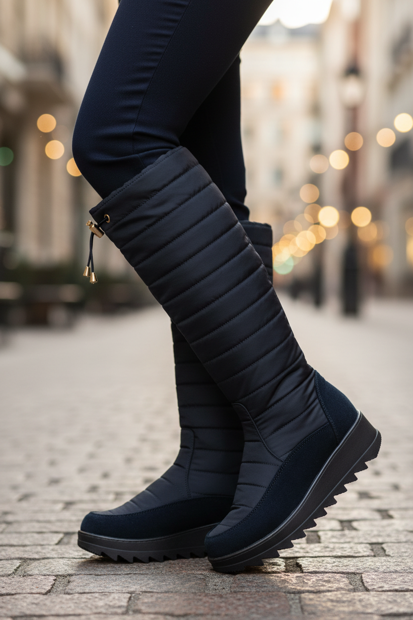 Bota Invierno Casual Moda Cómoda Negra Para Mujer Itzel 03414-03415 Itzel Botas Itzel Calzado con Estilo en México