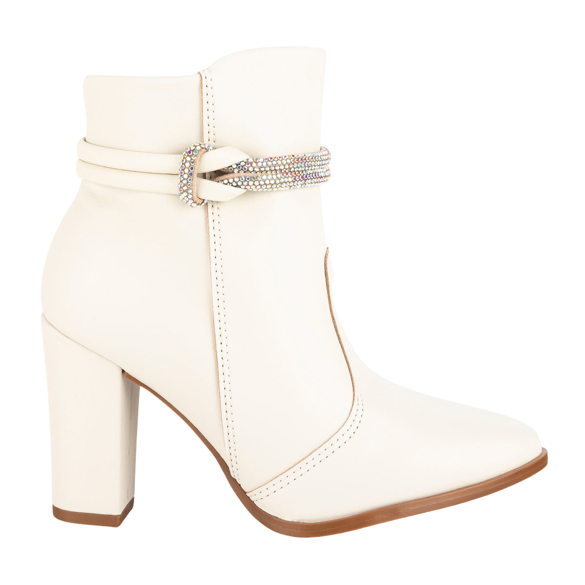 Botín Casual Tacón Ancho Para Mujer Beira Rio 07143-07144