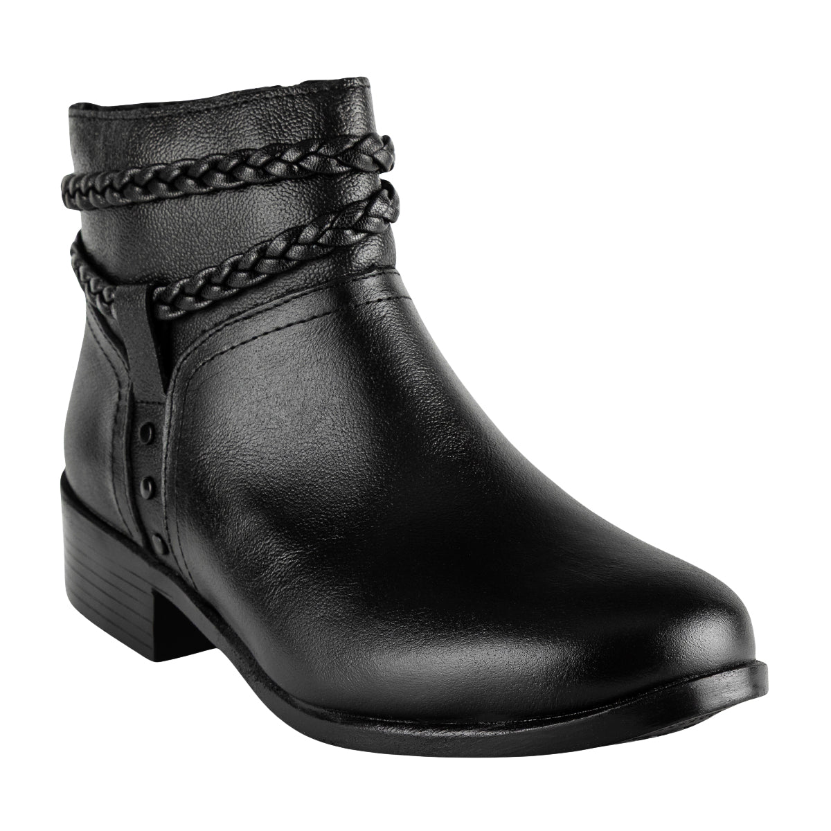 Botín Casual Trenza Para Mujer Florenza 08201