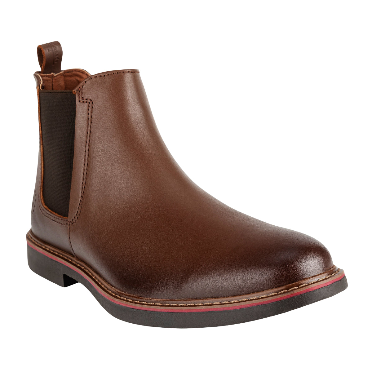 Botín Chelsea De Piel Para Hombre Triples 09429