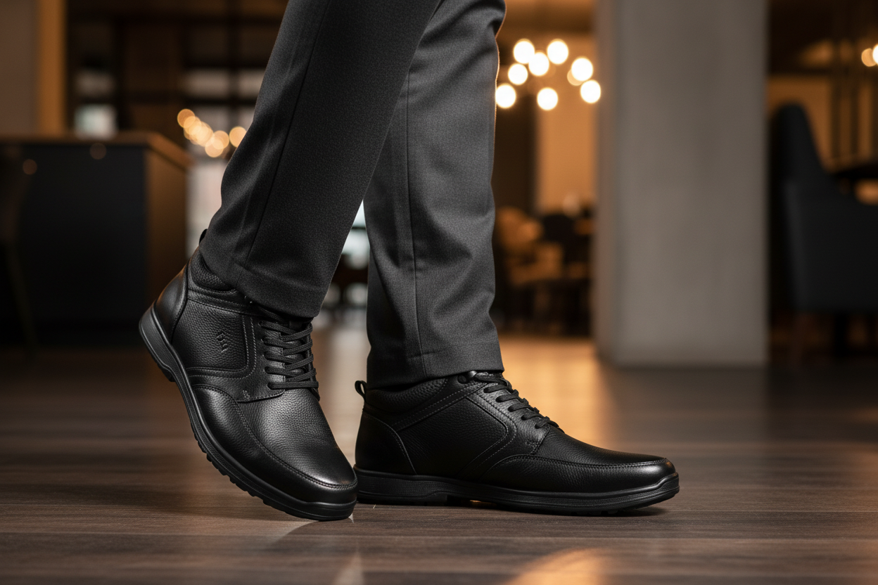 Botín Flexi Para Hombre Con Amarre Frontal 04133