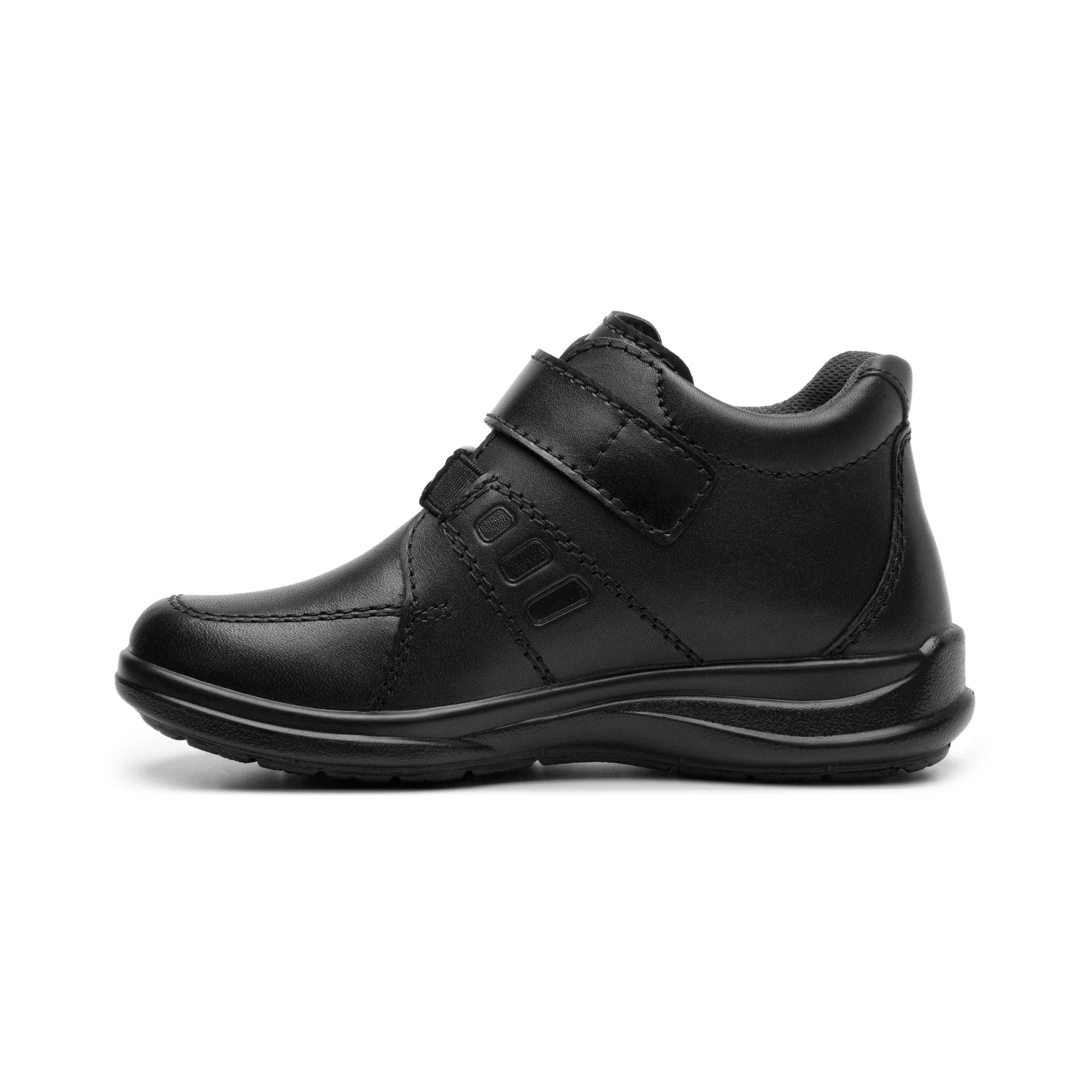 Botín Flexi Para Niño Velcro Negro 04187