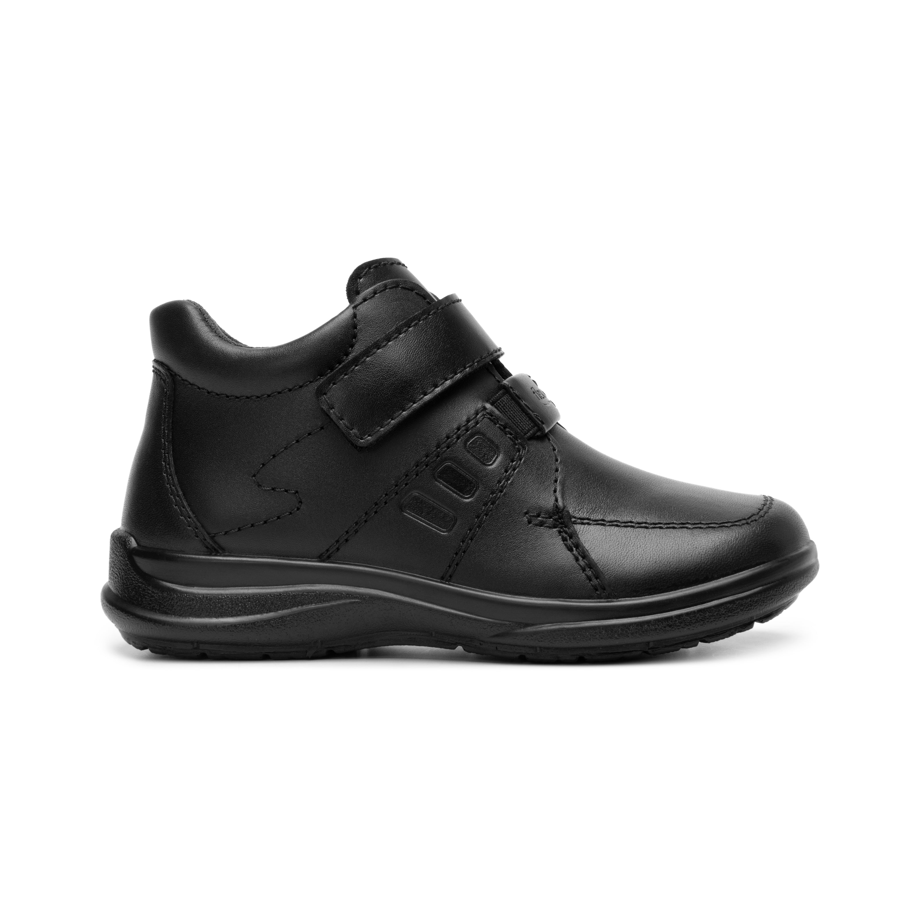 Botín Flexi Para Niño Velcro Negro 04187