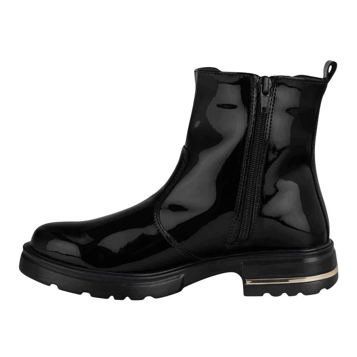 Botín de Charol Moño Para Niña Yuyin 09335 Yuyin Botas Yuyin Calzado con Estilo en México