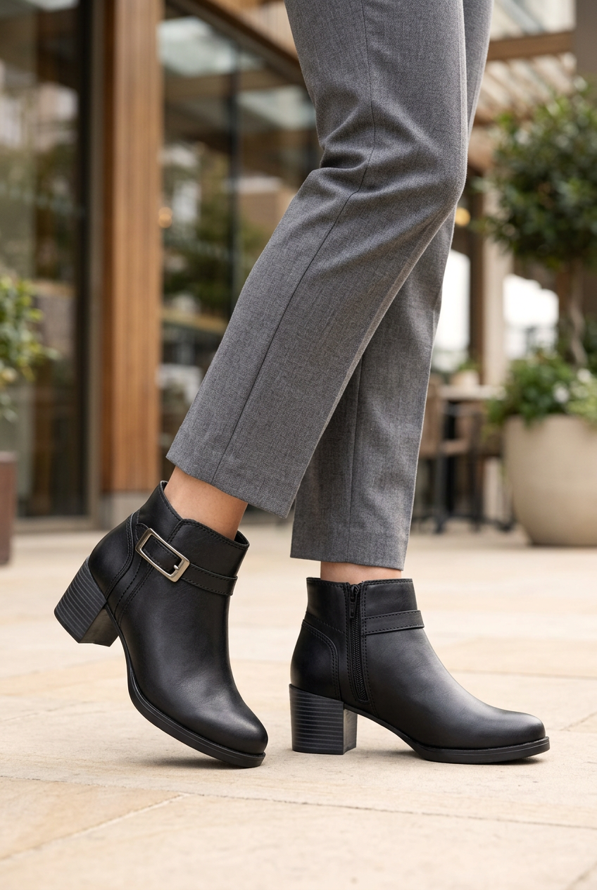 Botines Casuales Hebilla Para Mujer Epidemia 09469