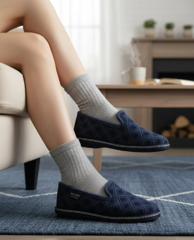 Pantuflas Invernales Para Mujer Extra Confort 07354-07355