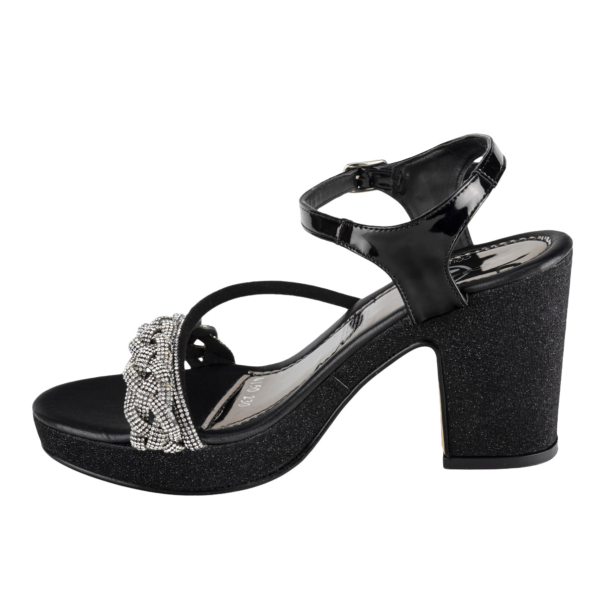 Sandalia Brillos Casual Fiesta Graduación Para Mujer Joza 06355 Joza Sandalias Joza Calzado con Estilo en México