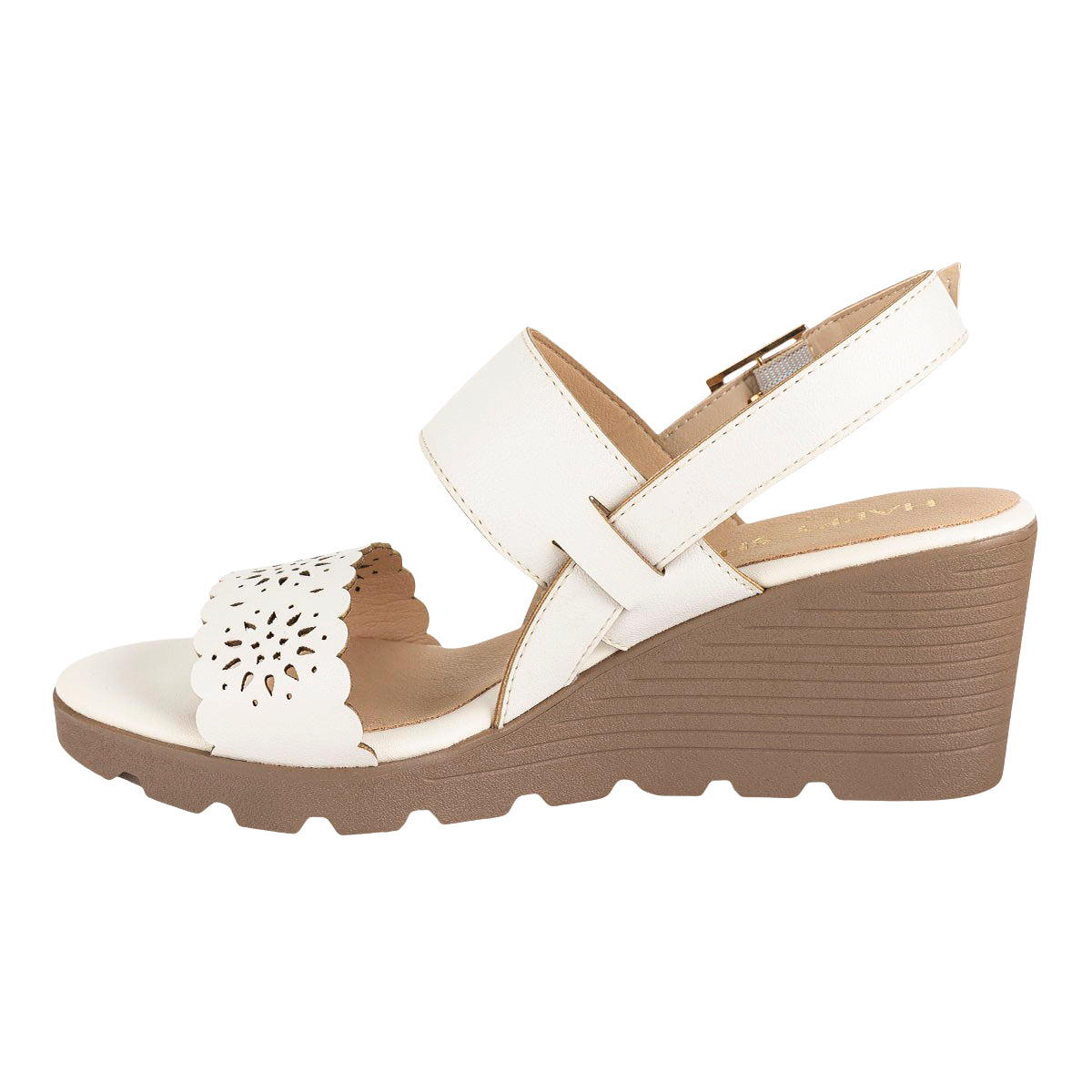 Sandalia Happy Shoes Para Mujer Calada 08414