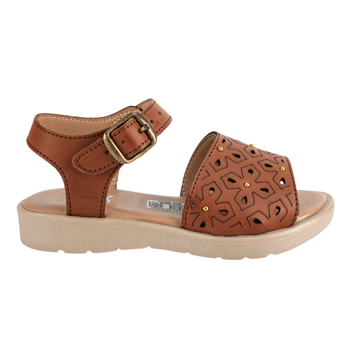 Sandalia Happy Shoes Para Niña Calada 08473 - Tres Reyes Zapaterías - México