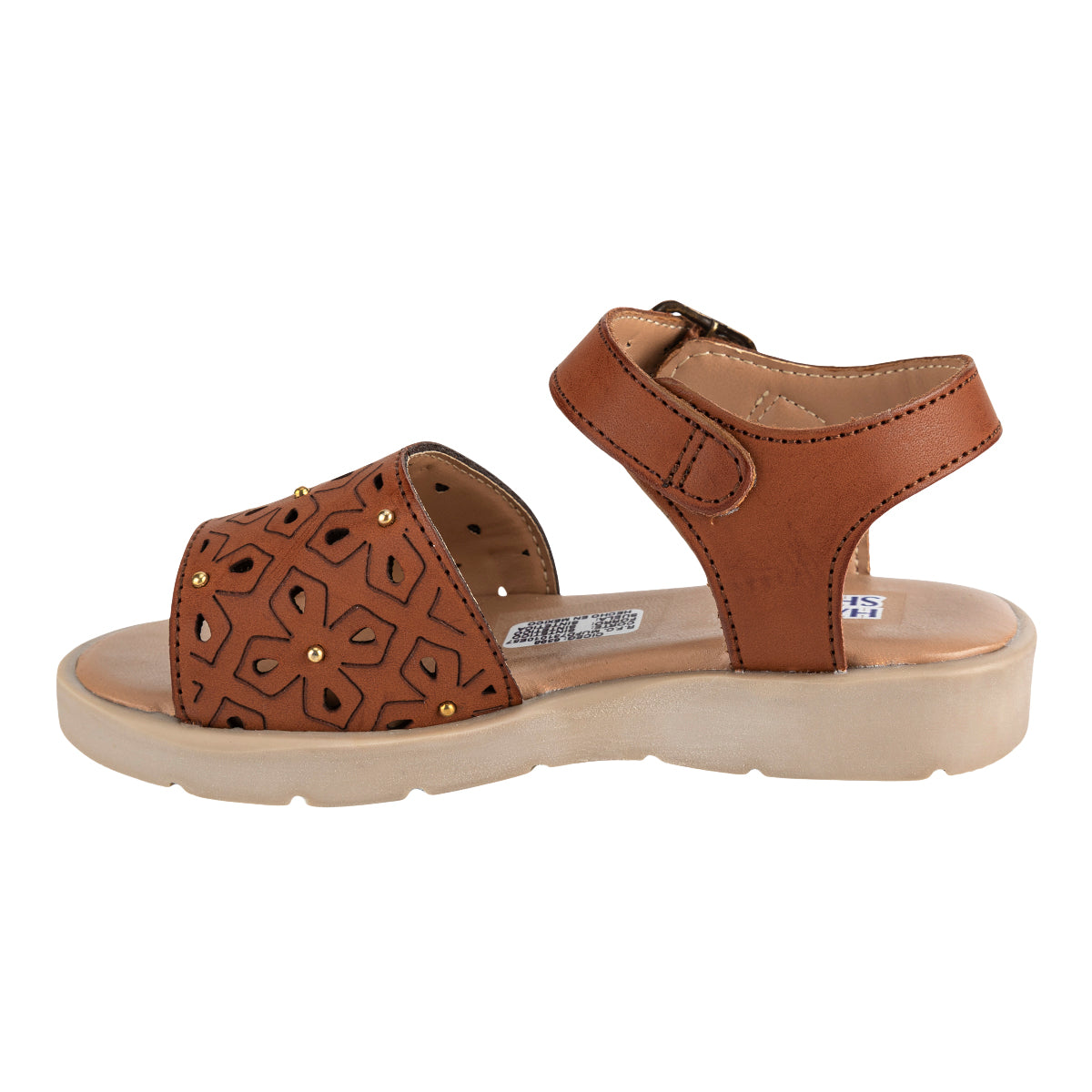 Sandalia Happy Shoes Para Niña Calada 08473 - Tres Reyes Zapaterías - México