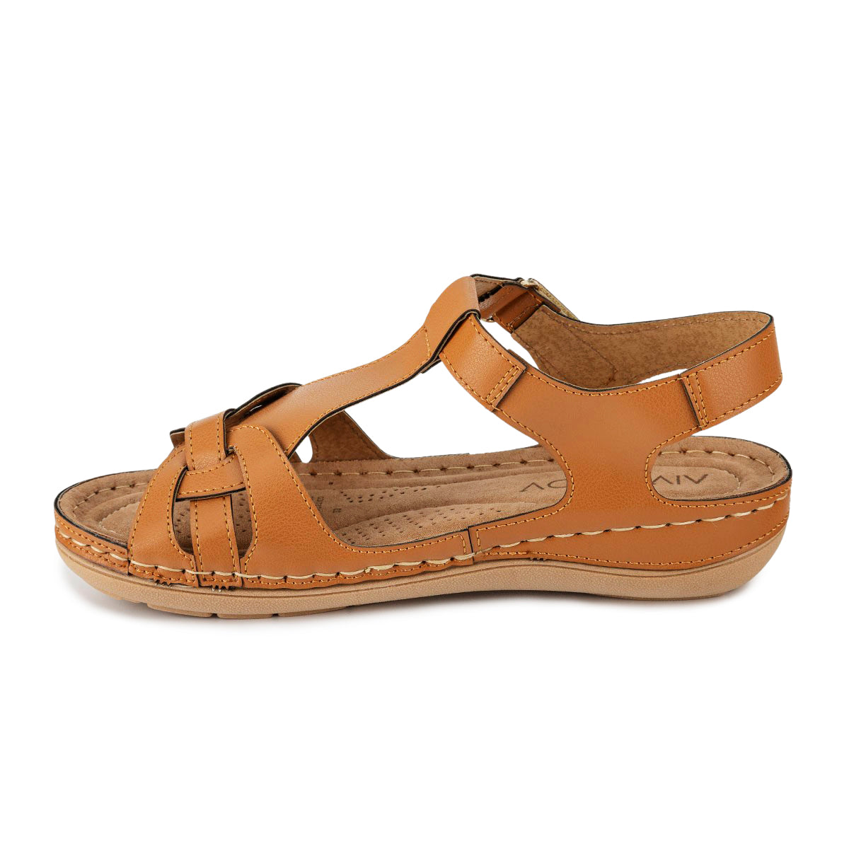Sandalia Casual Cómoda Para Mujer Viamoda 05003 Viamoda Sandalias Viamoda Calzado con Estilo en México