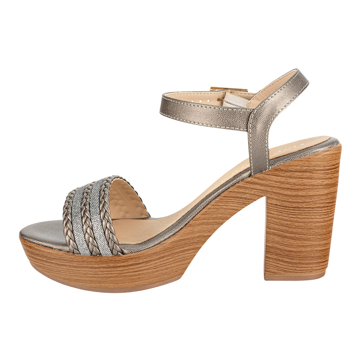 Sandalia Casual Trenza Para Mujer Happy Shoes 08410