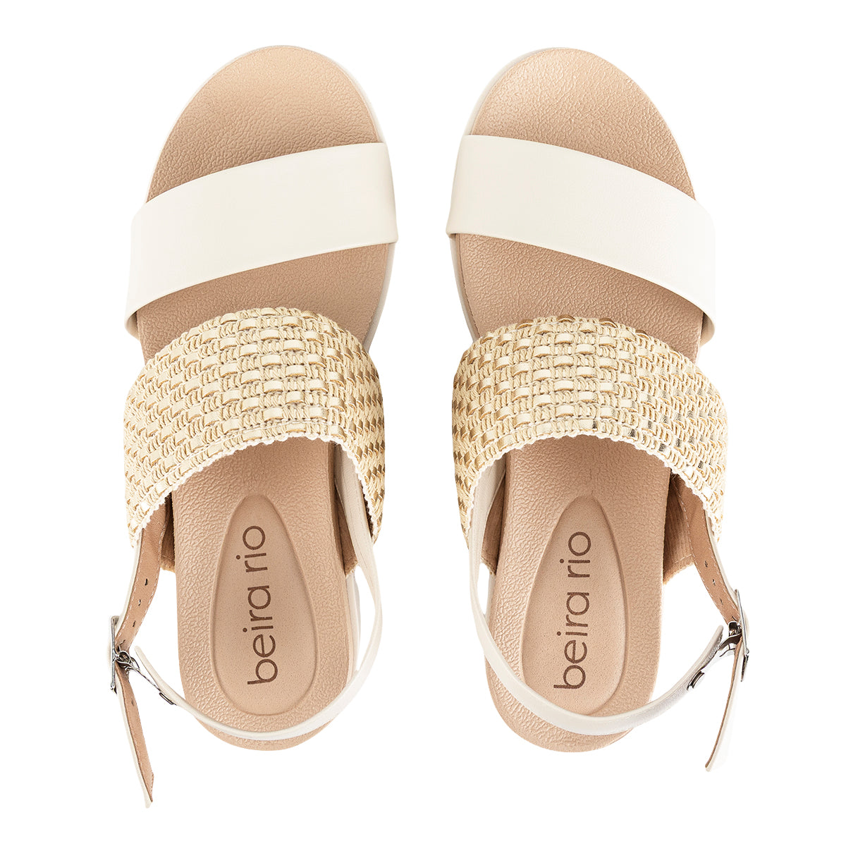 Sandalia Confort Gold Para Mujer Beira Rio 08125