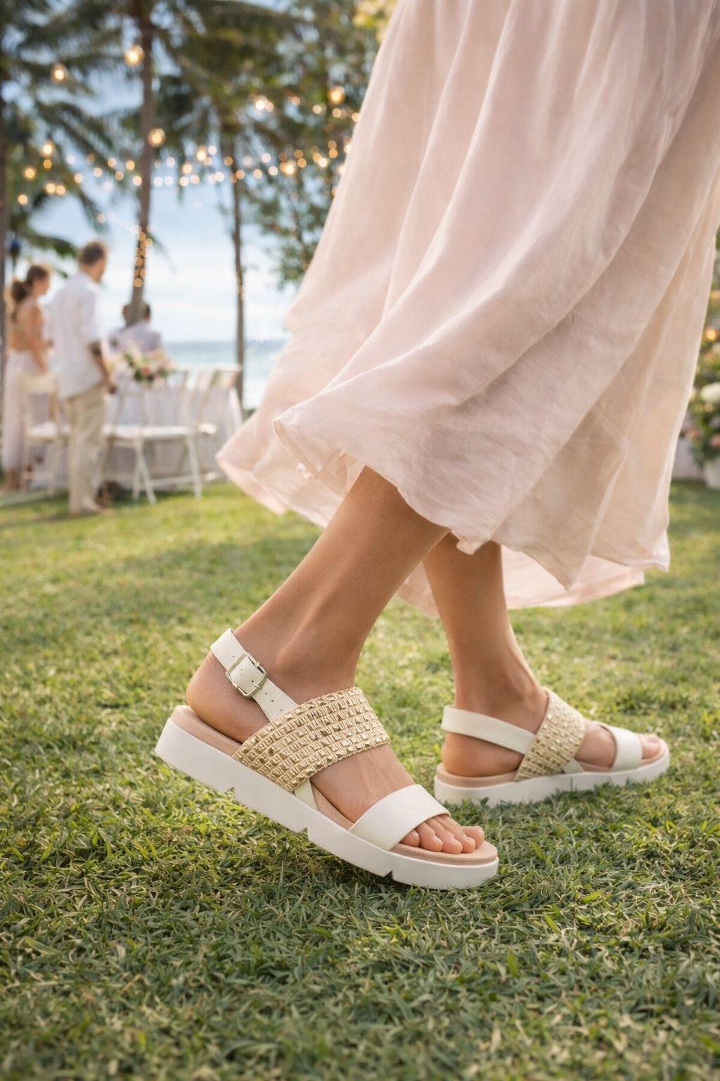 Sandalia Confort Gold Para Mujer Beira Rio 08125