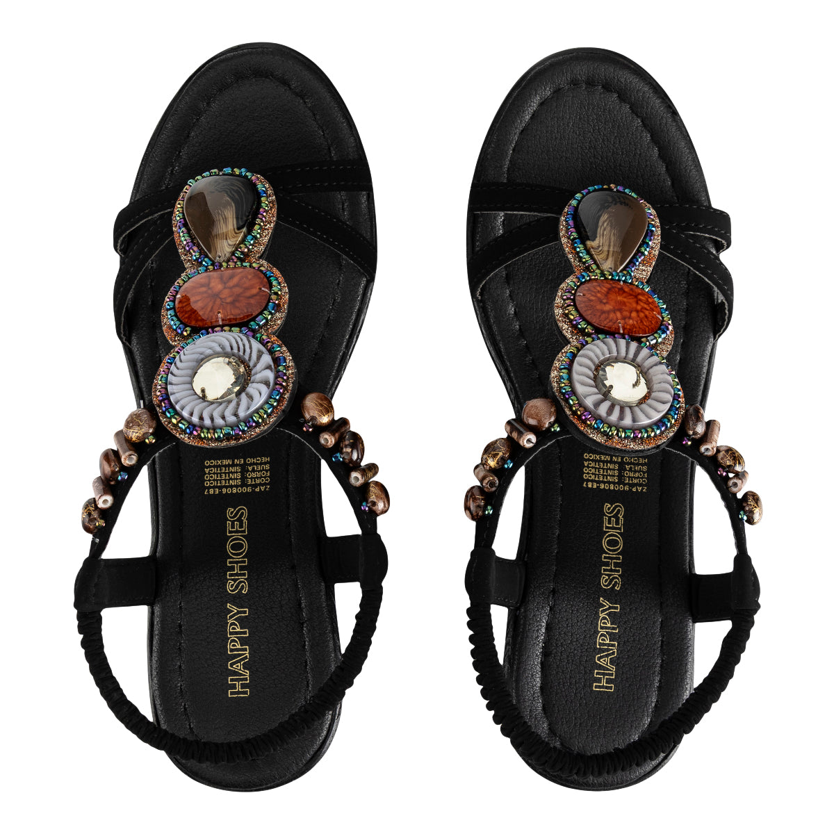 Sandalia De Cuña Para Mujer Happy Shoes 08423