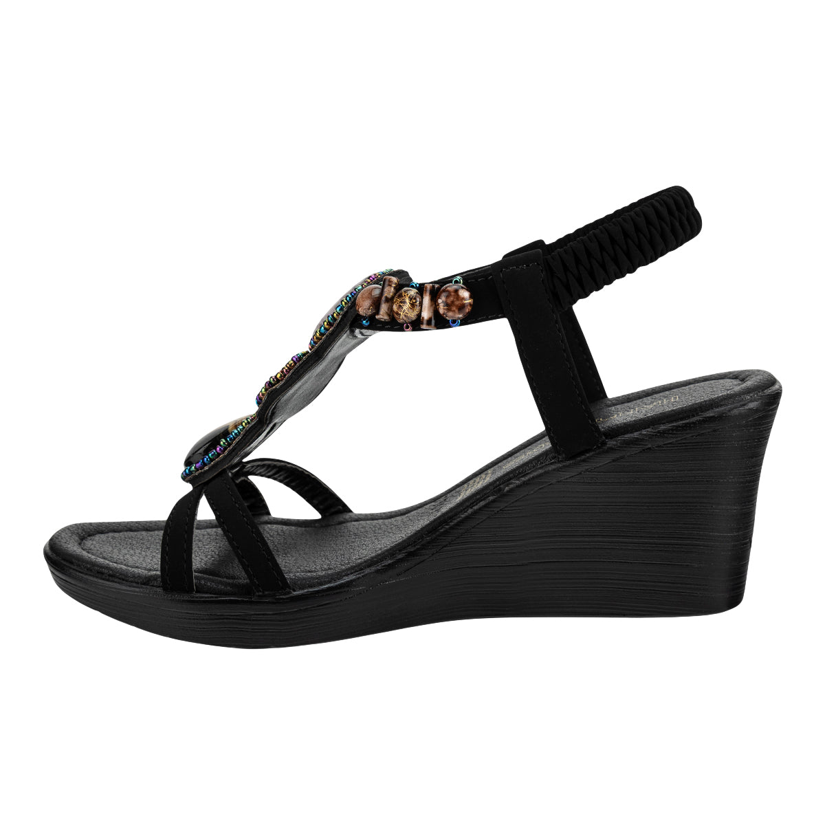 Sandalia De Cuña Para Mujer Happy Shoes 08423