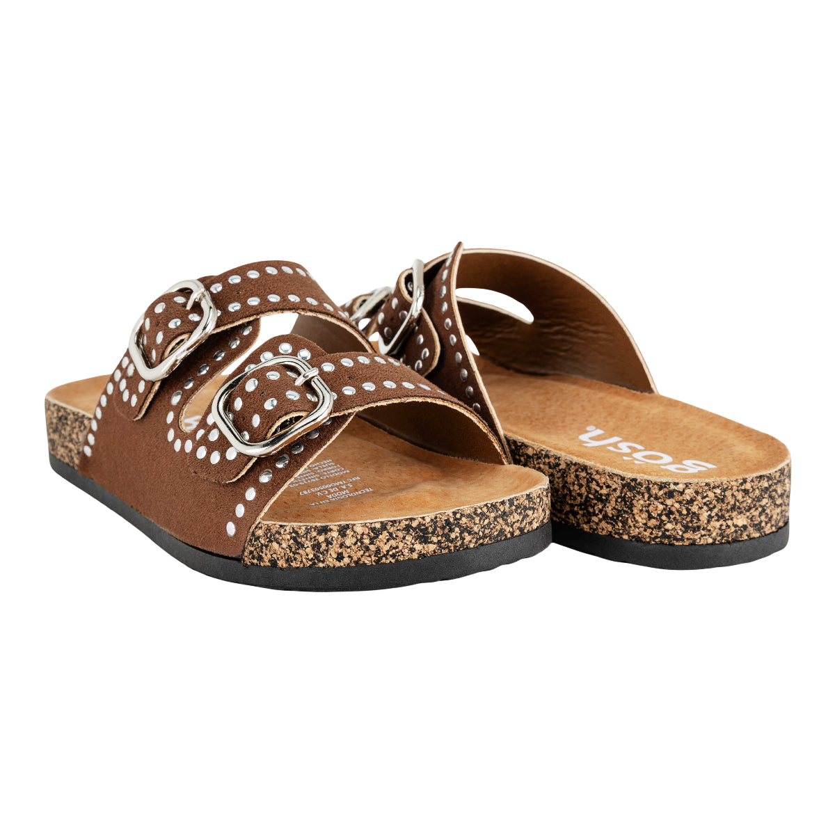 Sandalia Doble Hebilla Para Mujer Gosh 08699