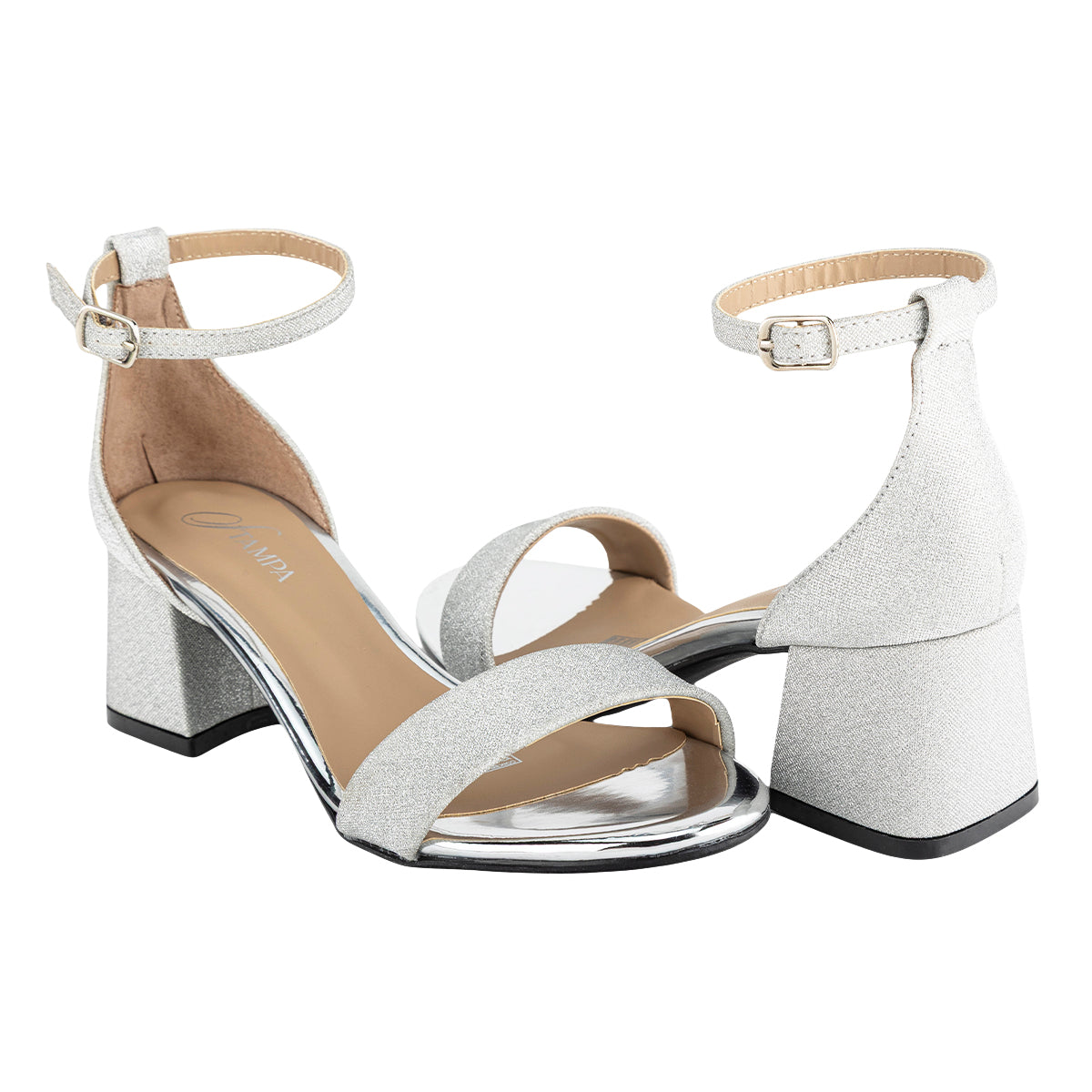 Sandalia Fiesta Glitter Mujer Happy Shoes 08301-02