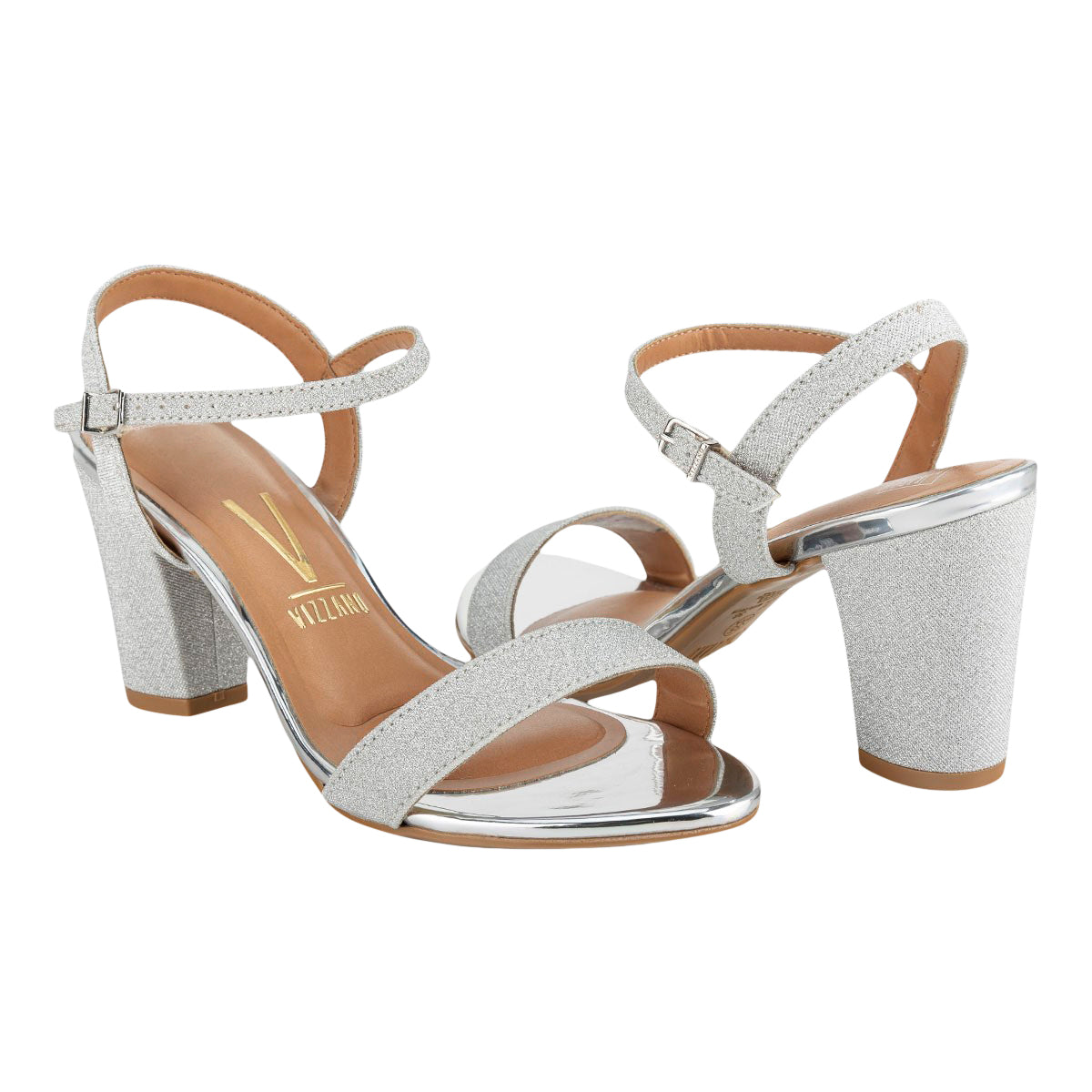 Sandalia Fiesta Graduación Glitter Para Mujer Vizzano 06469/70 Vizzano Sandalias Vizzano Calzado con Estilo en México